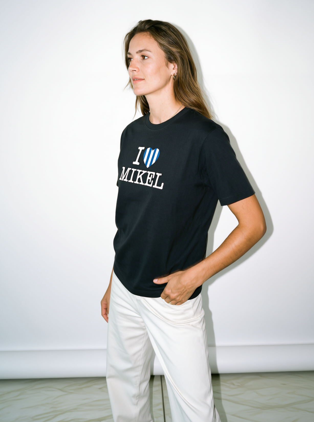 I <3 Mikel - Camiseta (Negro)