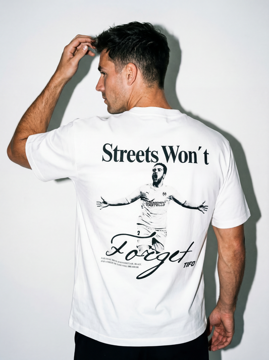 STREETS WON’T FORGET (ROSSI) - CAMISETA