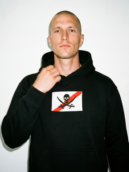 BANDERA PIRATA - SUDADERA CON CAPUCHA (OVERSIZE)