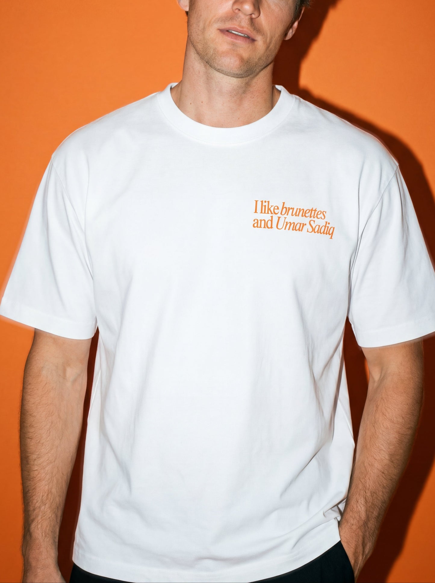 I LIKE BRUNETTES AND UMAR SADIQ - CAMISETA