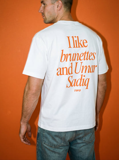 I LIKE BRUNETTES AND UMAR SADIQ - CAMISETA