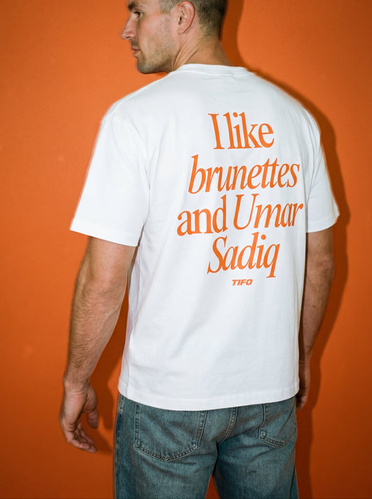 I LIKE BRUNETTES AND UMAR SADIQ - CAMISETA