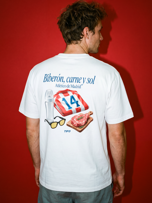 BIBERÓN, CARNE Y SOL - CAMISETA