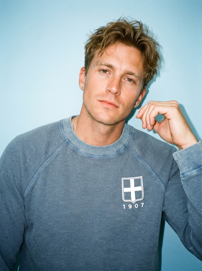 COMO - BOXY WAFFLE L/S T-SHIRT