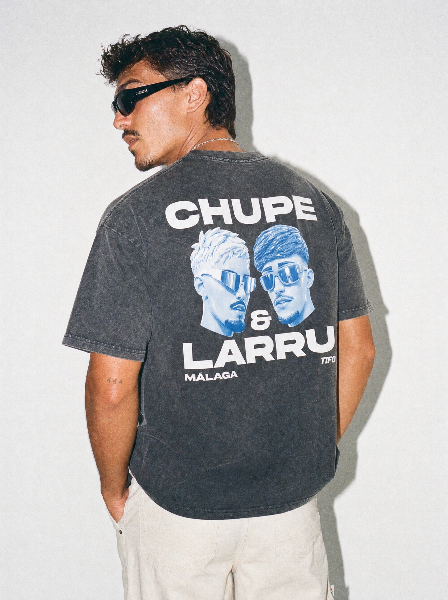 CHUPE & LARRU - CAMISETA EFECTO LAVADO