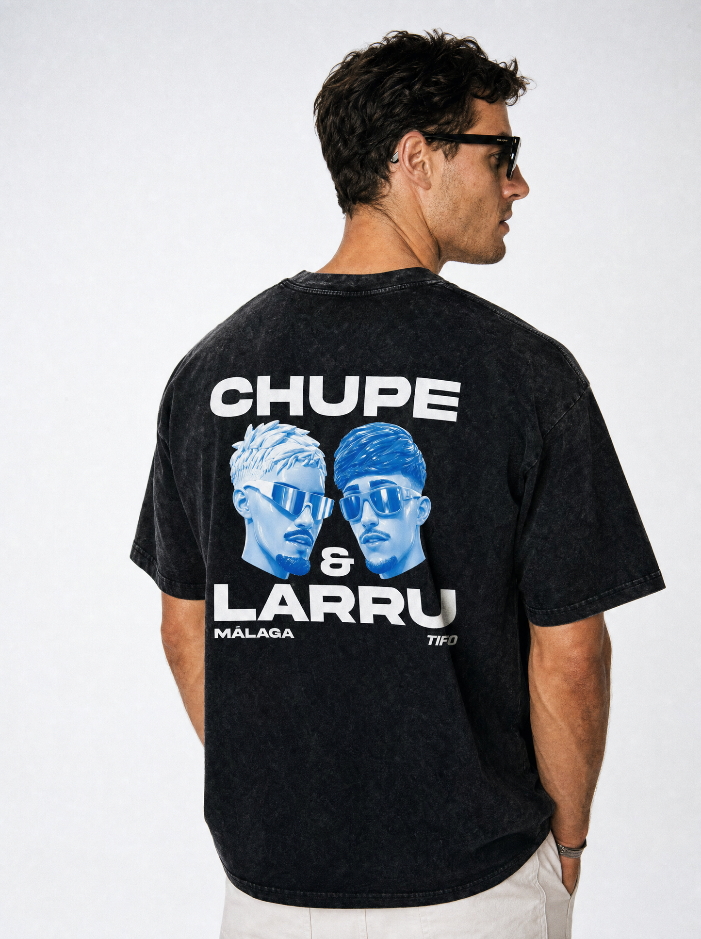 CHUPE & LARRU - CAMISETA EFECTO LAVADO