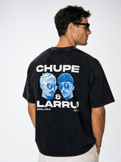 CHUPE & LARRU - CAMISETA EFECTO LAVADO
