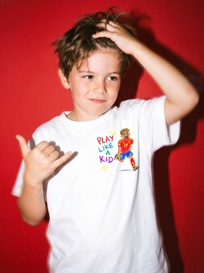 PLAY LIKE A KID (NIÑO) - CAMISETA INFANTIL