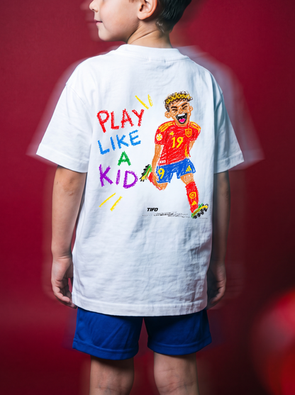 PLAY LIKE A KID (NIÑO) - CAMISETA INFANTIL