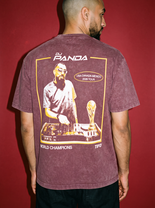 DJ PANDA - CAMISETA EFECTO LAVADO