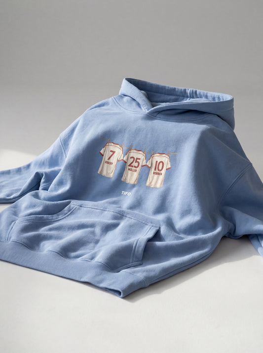 OFFENSIVTRIO (FCB) - SUDADERA CON CAPUCHA (OVERSIZE)