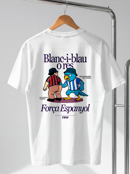 BLANC-I-BLAU O RES - CAMISETA
